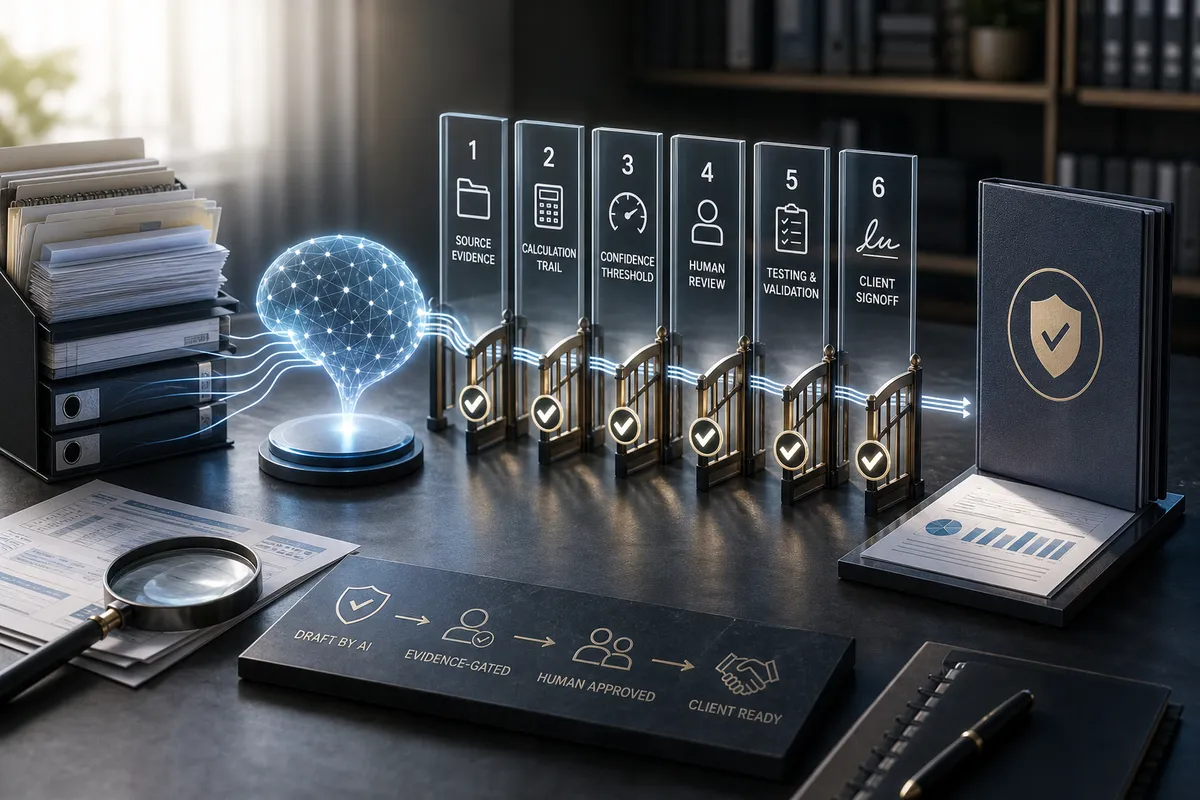 How CPA Firms Can Set Evidence Standards for AI-Generated Advisory Recommendations featured image about AI-Powered Tax